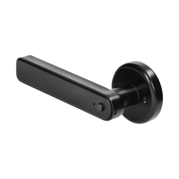 Smart handle with touch keypad and fingerprints reader, black Smart handle with touch keypad and fingerprints reader, black
