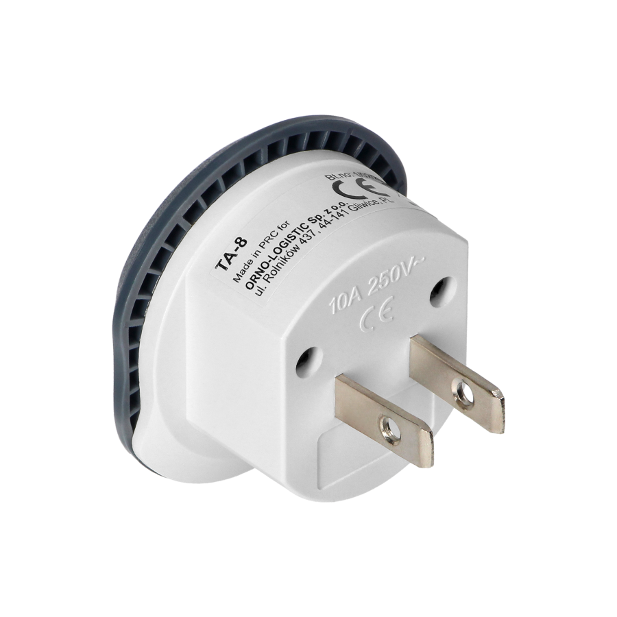 Adapter podróżny - Go to USA, 110-230V/10A, uniwersalne gniazdo, wtyczka amerykańska (typ A,B)