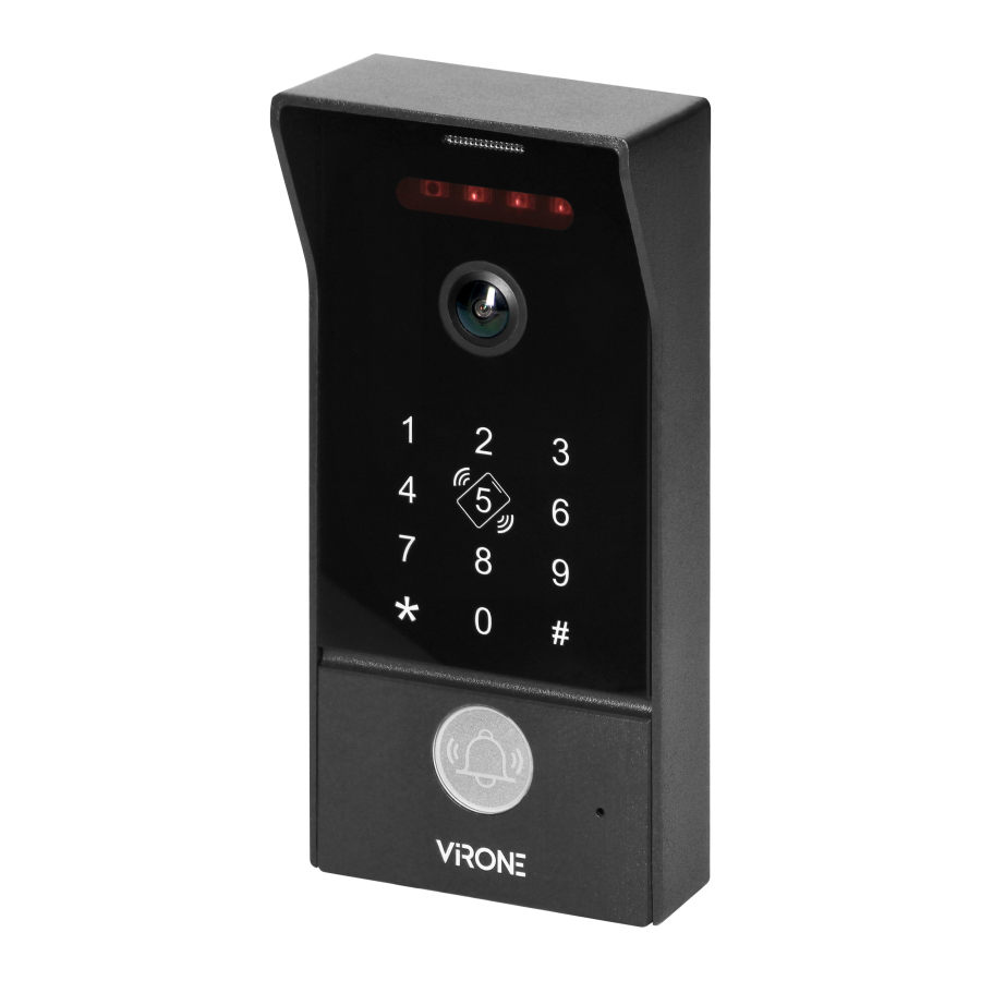 MAILO, video doorphone set, 4-wire, 10", Wi-Fi, touch screen, Full HD, RFID reader, code lock 