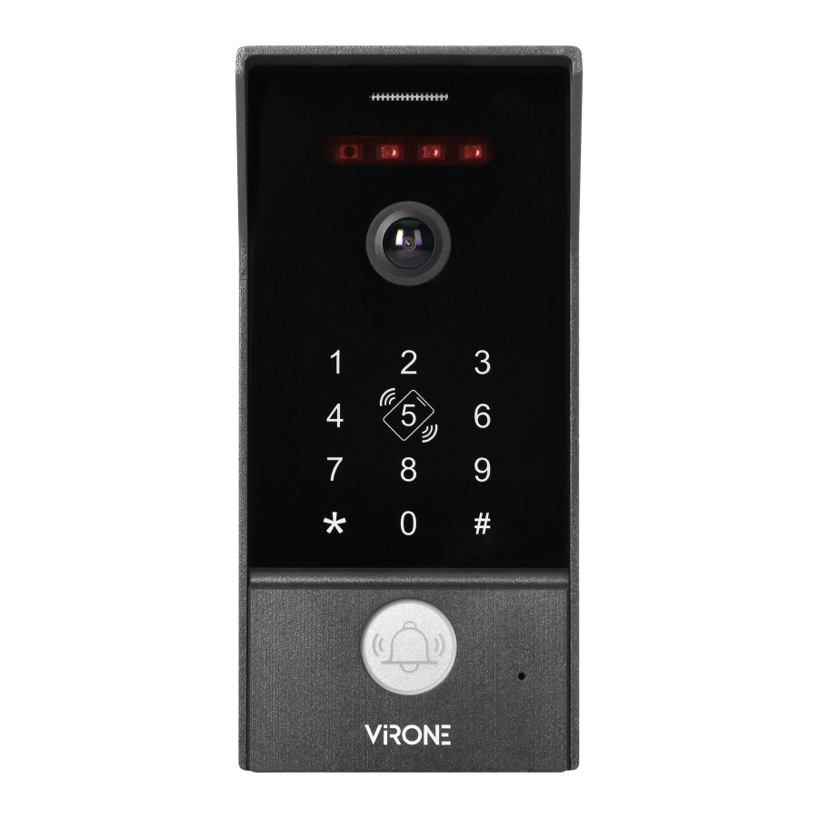 MAILO, video doorphone set, 4-wire, 10", Wi-Fi, touch screen, Full HD, RFID reader, code lock 