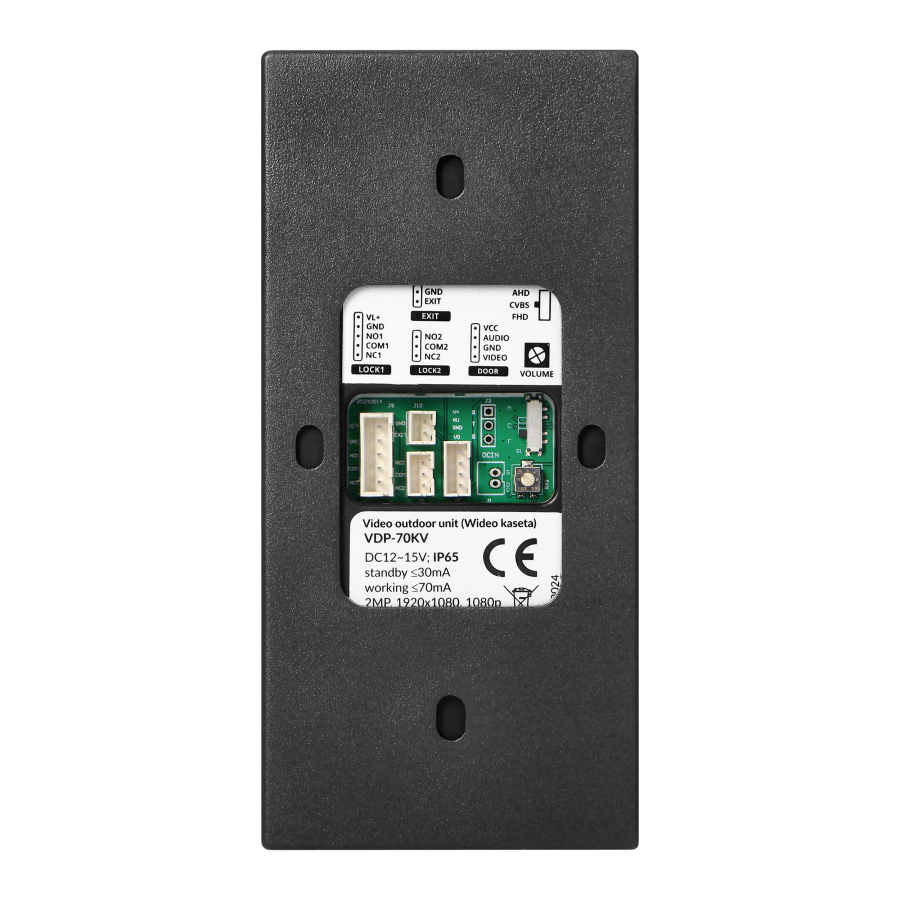 MAILO, video doorphone set, 4-wire, 10", Wi-Fi, touch screen, Full HD, RFID reader, code lock 