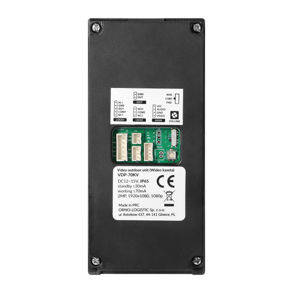 MAILO, zestaw wideodomofonowy jednorodzinny, 4-żyłowy, 10", Wi-Fi, ekran dotykowy, Full HD, RFID, szyfrator