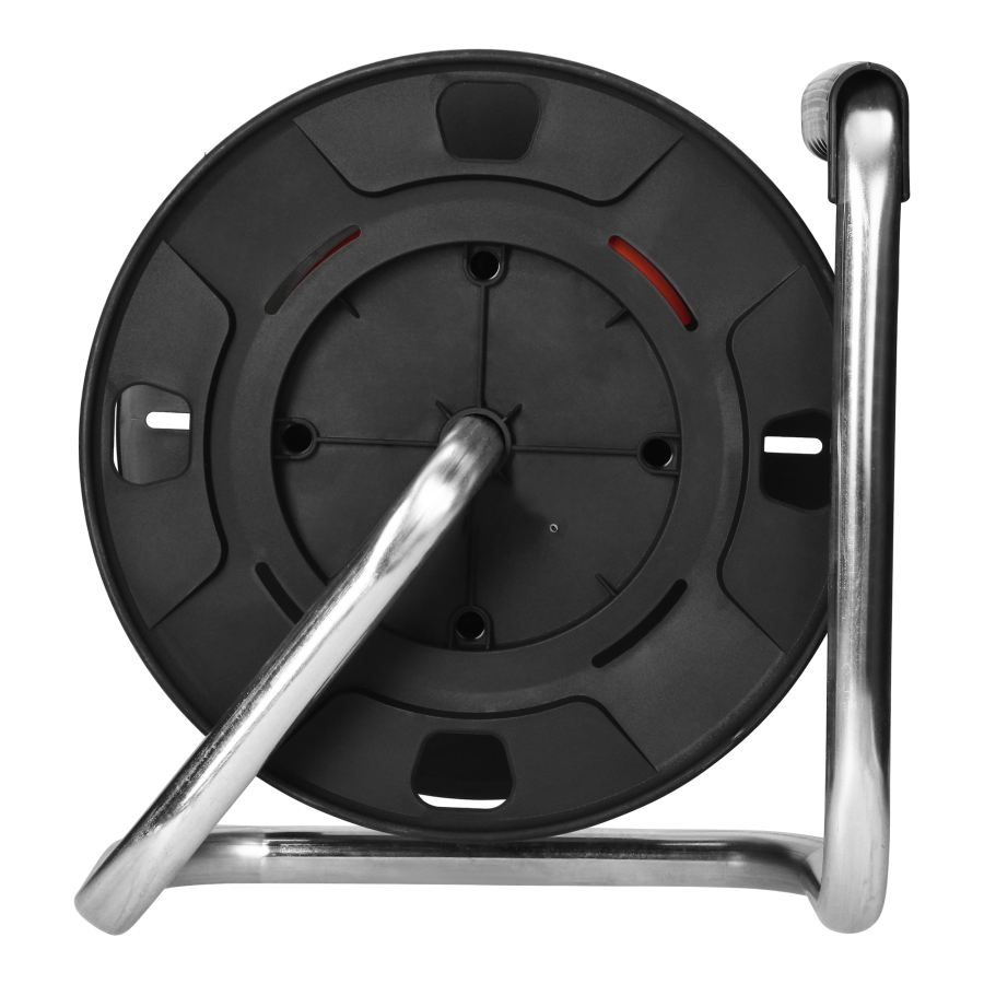 Bryzgoszczelny zwijak bębnowy IP44 4x2P+Z 16A 230V, H05RR-F 3x1,5mm2, 25m