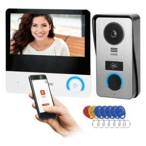 PAVONIS, video doorphone set, 4-wire, 7", Wi-Fi,  touch screen, Full HD, RFID reader 