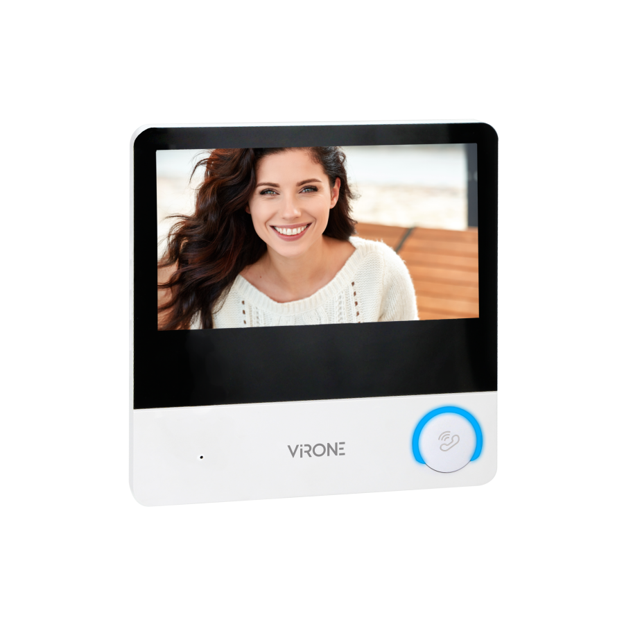 PAVONIS, video doorphone set, 4-wire, 7", Wi-Fi,  touch screen, Full HD, RFID reader 