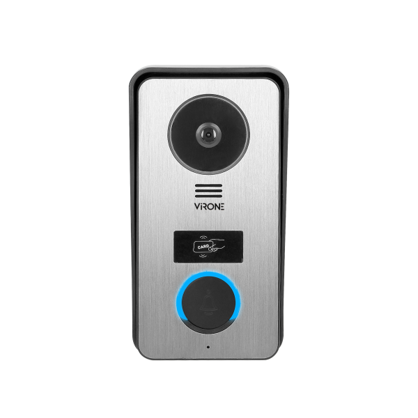 PAVONIS, zestaw wideodomofonowy, 4-żyłowy, 7", Wi-Fi, ekran dotykowy, Full HD, RFID