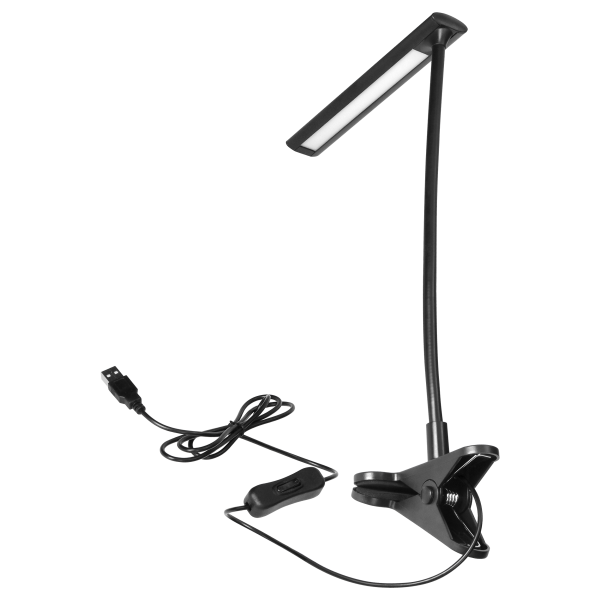 TERI LED, desk lamp with clamp, 5W, 260lm, 4000K, black