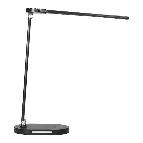 ERGO LED, lampka biurkowa z ładowarką USB, 8W, 400lm, 3000-4000-6000K, zmiana barwy światła, funkcja ściemniania, czarna ERGO LED, lampka biurkowa z ładowarką USB, 8W, 400lm, 3000-4000-6000K, zmiana barwy światła, funkcja ściemniania, czarna