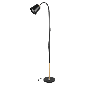 GRACE floor lamp, 154 cm, E27, max. 18W, black