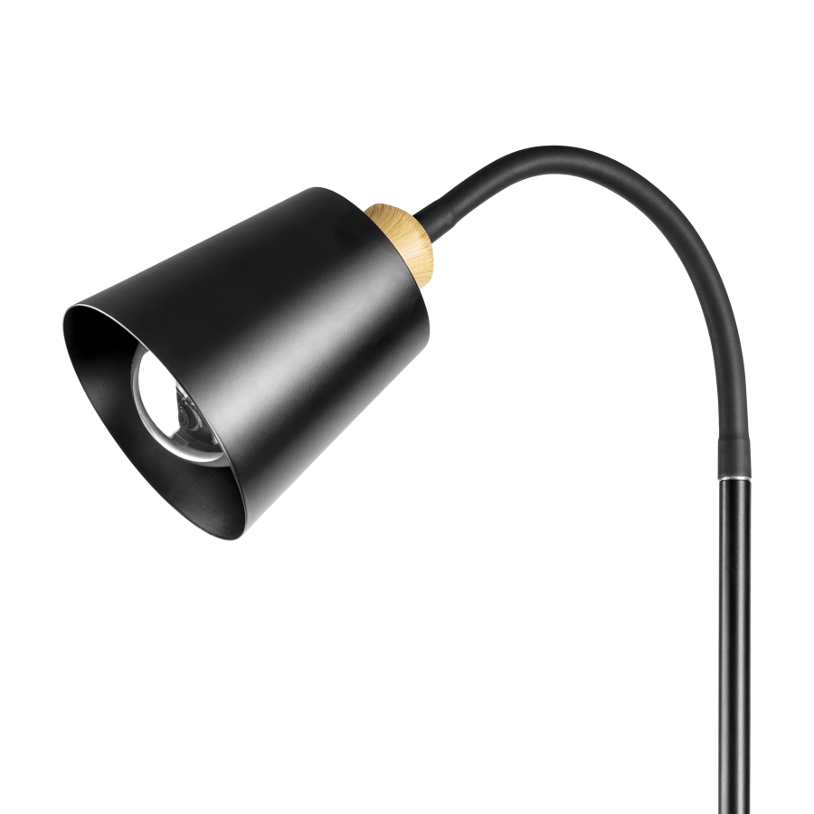 GRACE lampa podłogowa, 154 cm, E27, max. 18W, czarna