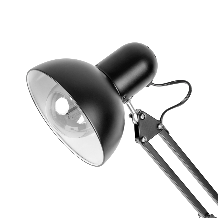 LUWES floor lamp, 185 cm, E27, max. 18W, black