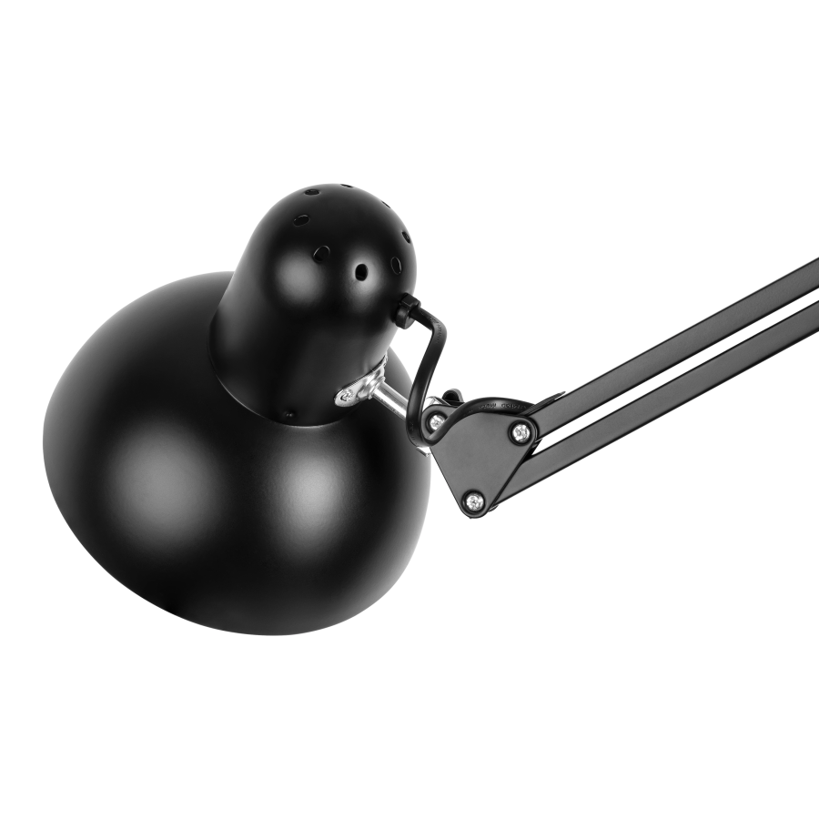 LUWES floor lamp, 185 cm, E27, max. 18W, black