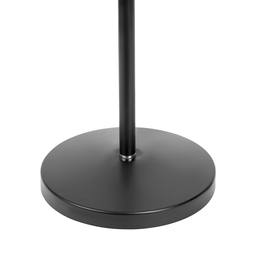 LUWES lampa podłogowa, 185 cm, E27, max. 18W, czarna