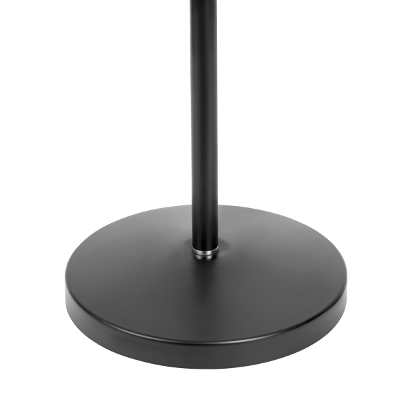 LUWES lampa podłogowa, 185 cm, E27, max. 18W, czarna