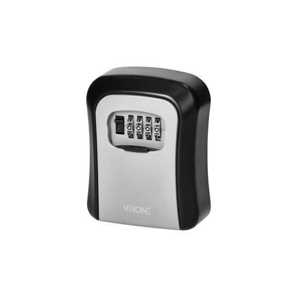 Key safe with code lock and slide cover