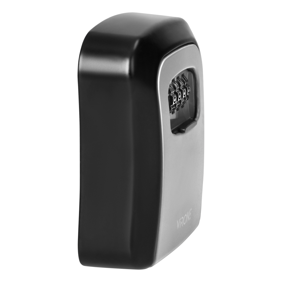 Key safe with code lock and slide cover