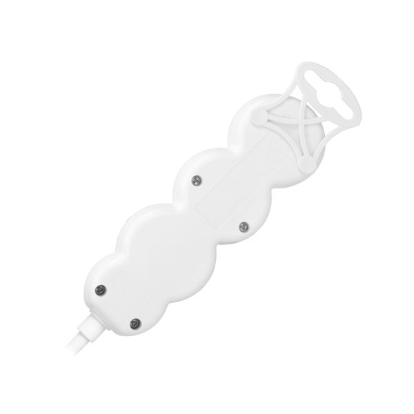 Przedłużacz 3x2P+Z,1,4m, 3x1mm², biały Przedłużacz 3x2P+Z,1,4m, 3x1mm², biały