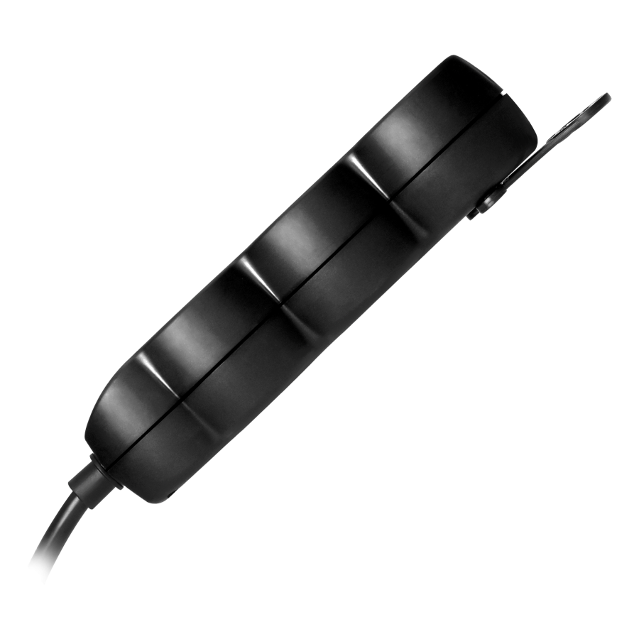 Extension sockets 3x2P+E, 1.4m, H05VV-F, 3x1mm2, czarny