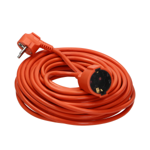 Garden extension cord with 1 Schuko socket, PVC 3x1,5mm², 50m long