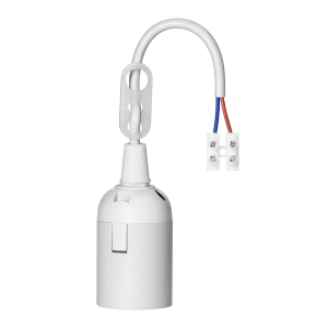 Cord-grip lampholder E27, white, set of 10pcs