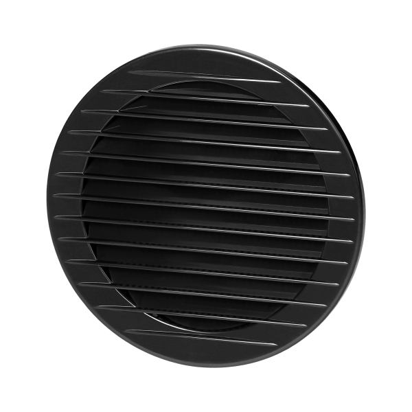 Round ventilation grille with net Ø100, graphite Round ventilation grille with net Ø100, graphite