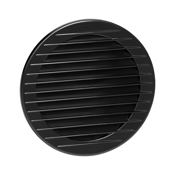 Round ventilation grille with net Ø100, graphite Round ventilation grille with net Ø100, graphite