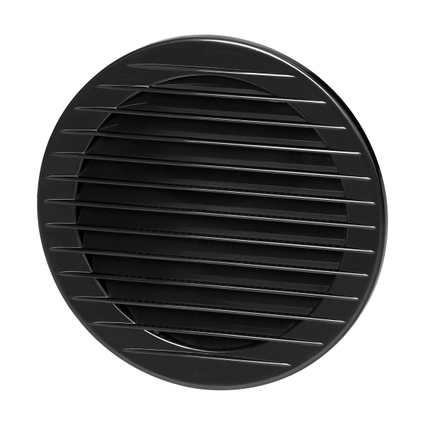 Round ventilation grille with net Ø120, graphite Round ventilation grille with net Ø120, graphite