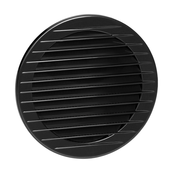 Round ventilation grille with net Ø120, graphite Round ventilation grille with net Ø120, graphite