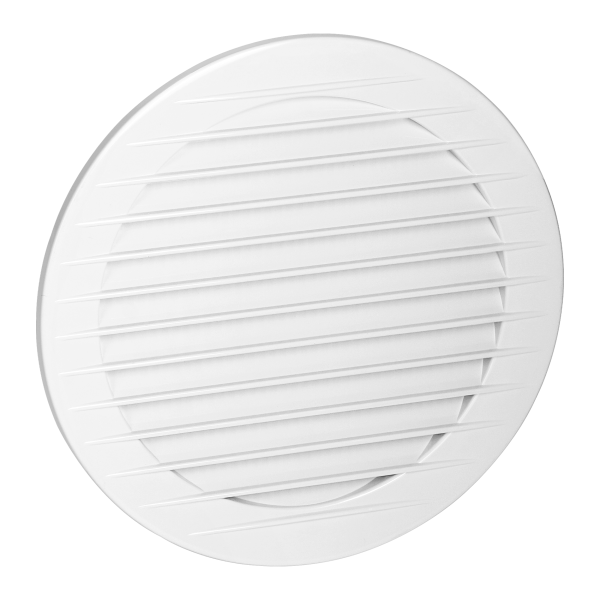 Round ventilation grille with net Ø150, white Round ventilation grille with net Ø150, white