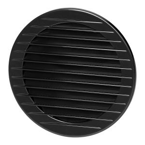 Round ventilation grille with net Ø150, graphite