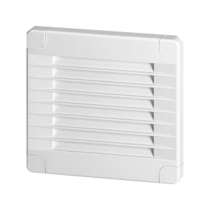 Ventilation grille with lock 100x100, white