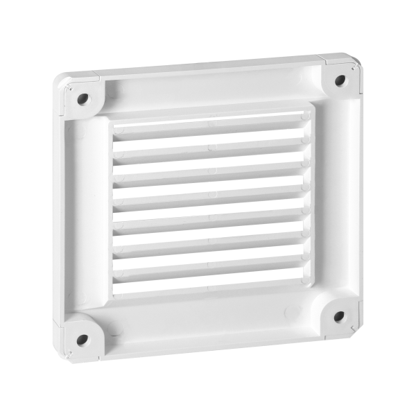 Ventilation grille with lock 100x100, white Ventilation grille with lock 100x100, white