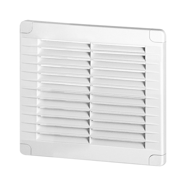 Ventilation grille with lock 150x150, white