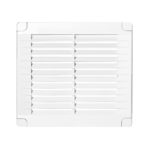 Kratka z zaślepkami 150x150, biała