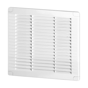 Ventilation grille with lock 200x200, white