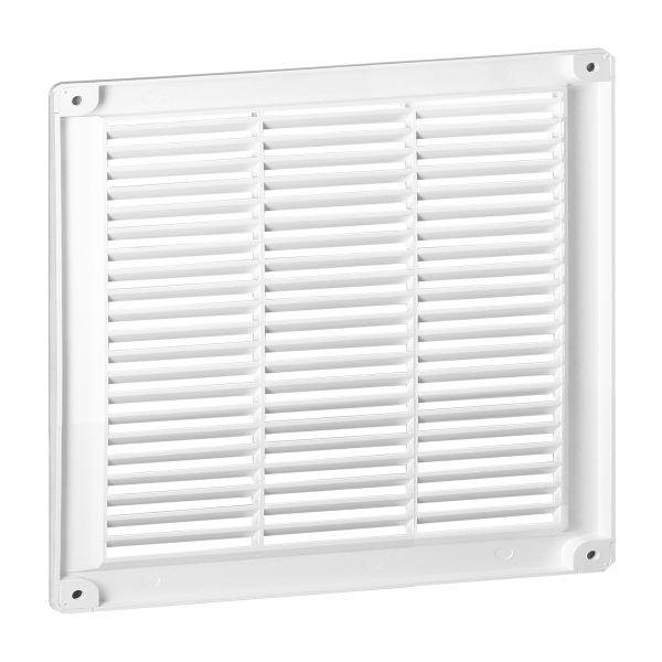 Ventilation grille with lock 250x250, white
