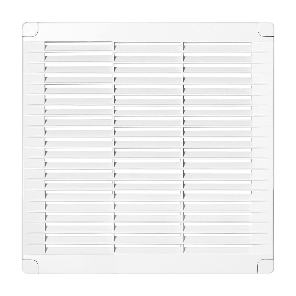 Ventilation grille with lock 250x250, white