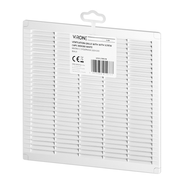 Ventilation grille with lock 300x300, white Ventilation grille with lock 300x300, white