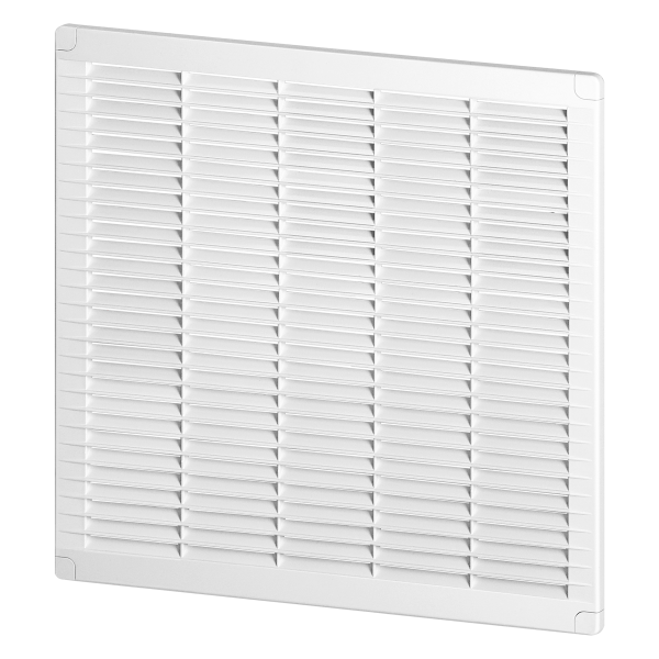 Ventilation grille with lock 350x350, white Ventilation grille with lock 350x350, white