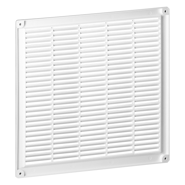 Ventilation grille with lock 350x350, white Ventilation grille with lock 350x350, white