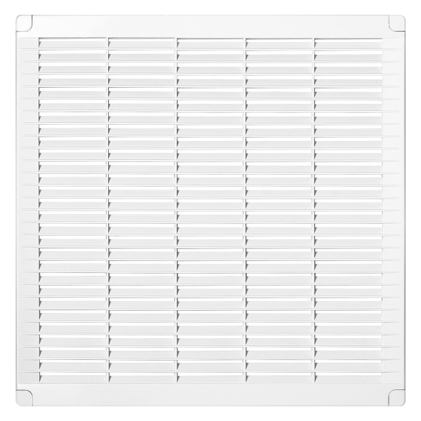 Ventilation grille with lock 350x350, white Ventilation grille with lock 350x350, white