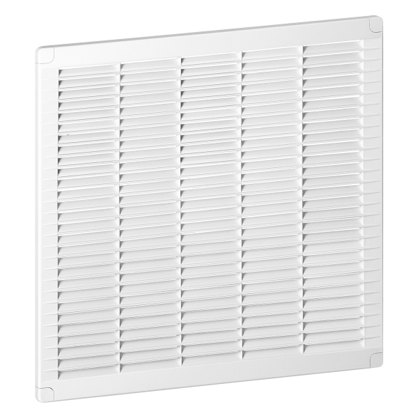 Ventilation grille with lock 350x350, white Ventilation grille with lock 350x350, white