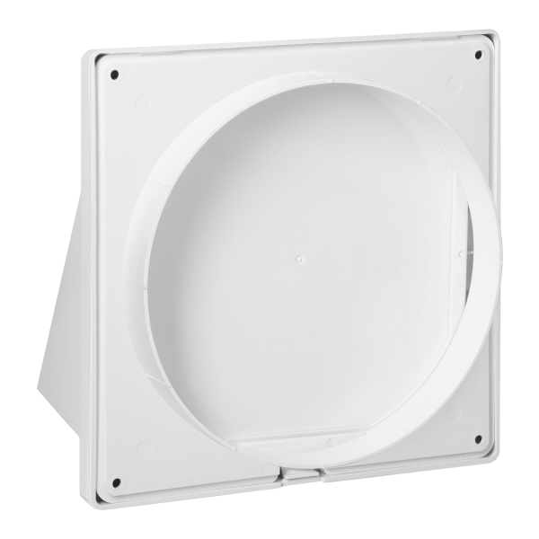 Ventilation grille with hood Ø150, white Ventilation grille with hood Ø150, white