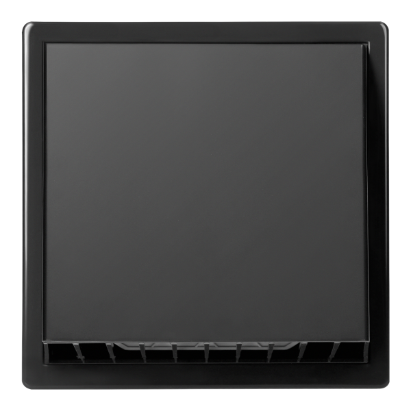 Ventilation grille with hood Ø150, graphite