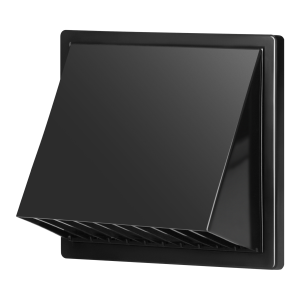 Ventilation grille with hood Ø80-150, graphite