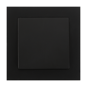 Łącznik p/t jednobiegunowy Malta, 10A, 250V, WP-1M, czarny mat