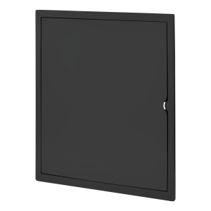 Inspection door 40/40, ABS, black