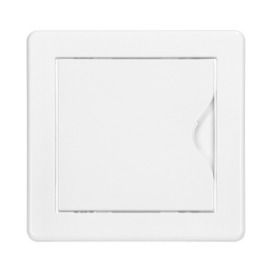 Inspection door 10/10, ABS, white