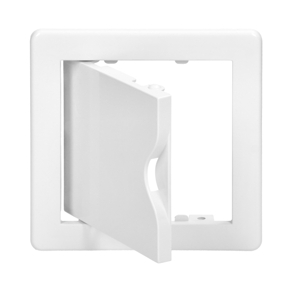 Inspection door 10/10, ABS, white