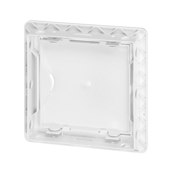 Inspection door 10/10, ABS, white